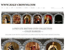 Tablet Screenshot of half-crowns.com